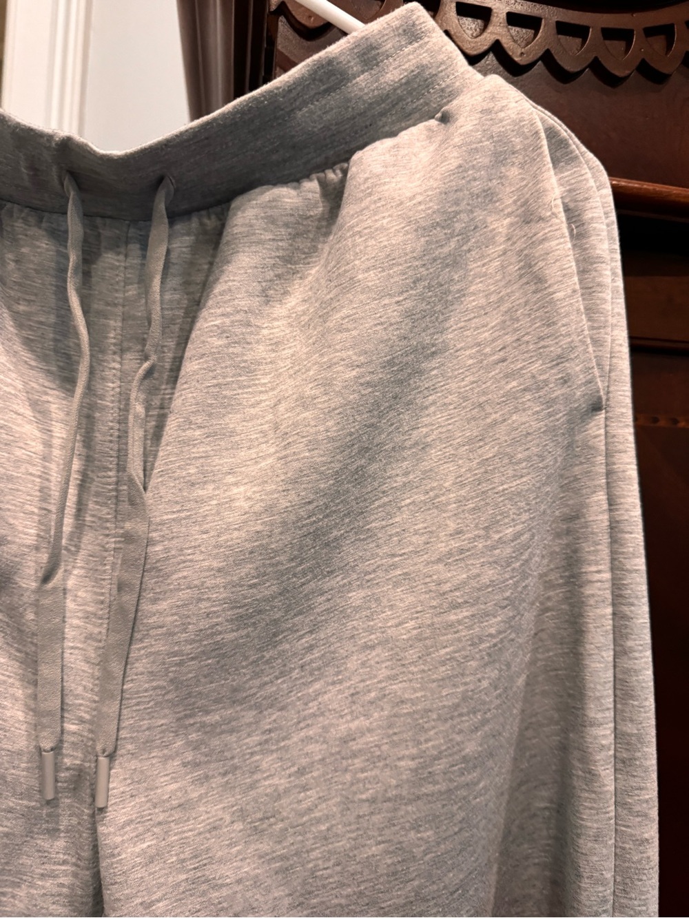 all in motion Light Gray Wide-Leg Drawstring Lounge Pants - Picture 4 of 4